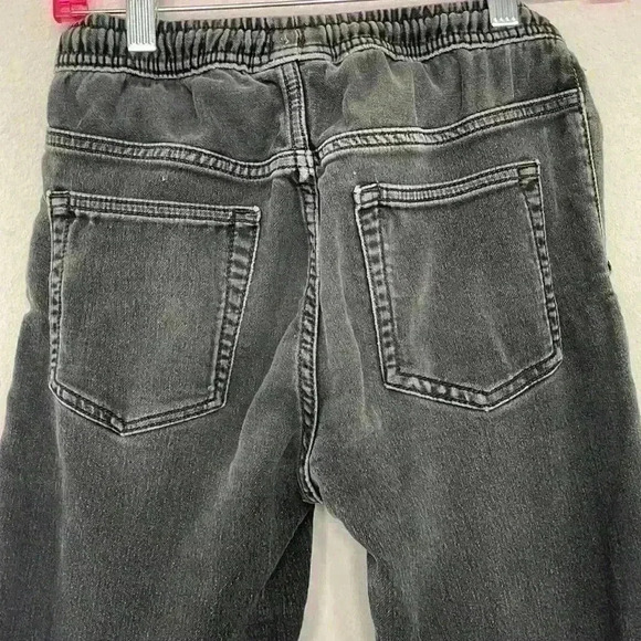GAP- Black Denim Joggers Sz XL Youth / XS Women's - Picture 6 of 7
